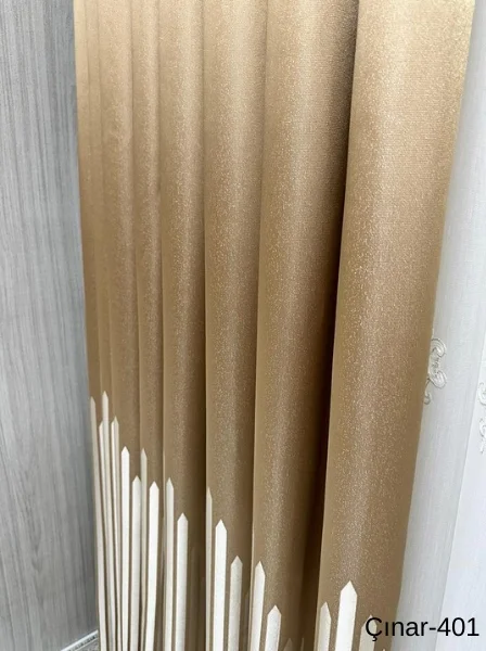 NIVEMESHOME ÇINAR ALTIN 401 1/3 DENSE PLEATED CURTAIN APM
