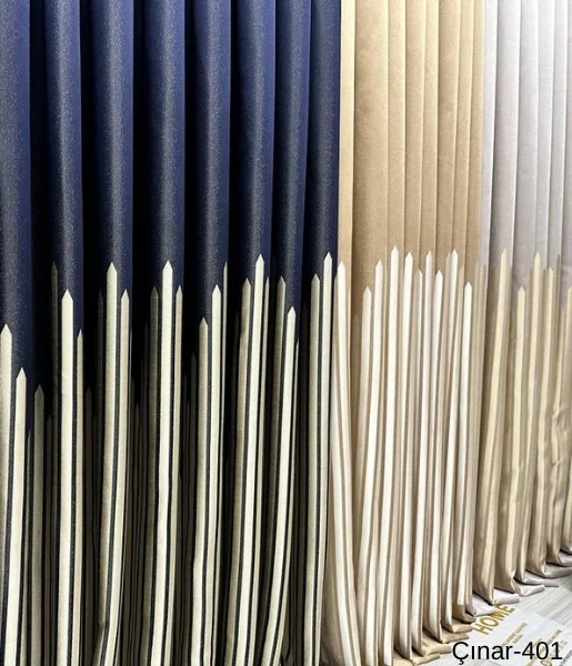 NIVEMESHOME ÇINAR ALTIN 401 1/3 DENSE PLEATED CURTAIN APM