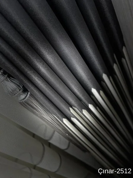 NİVEMESHOME ÇINAR ANTRASİT 2512 1/3 SIK PİLELİ CORTINA DE PANEL APC