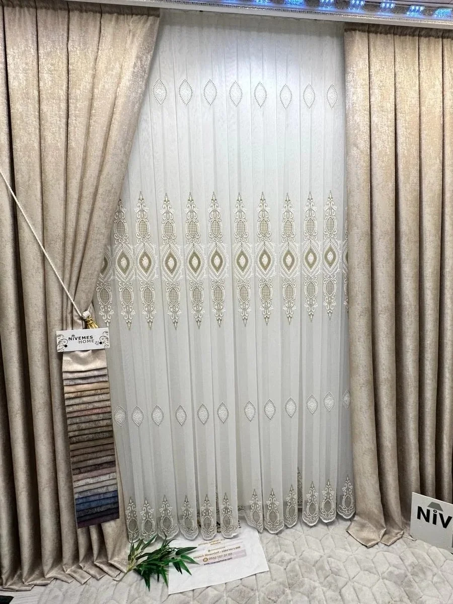 NİVEMESHOME DAMLA 1631 1/3 ПЛИССИРОВАННАЯ ЗАНАВЕСКА APM