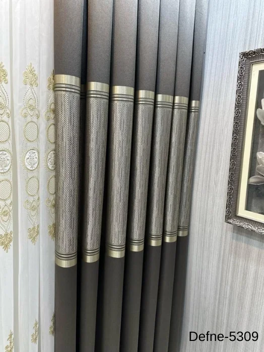 NİVEMESHOME DEFNE TOPRAK FT614166 5309 1/3 THICK PILE CURTAIN FABRIC