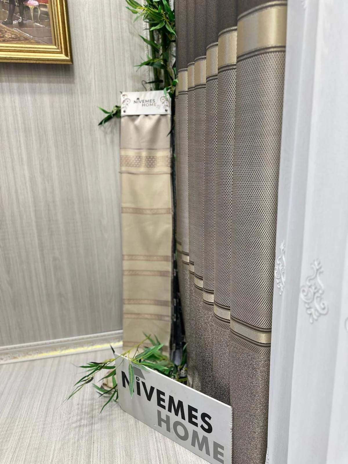 NIVEMESHOME ДЕНИЗ FT614177 V-5302 ТОПРАК 1/3 ЩЕЛК ПИЛЕЛЬНАЯ ЗАНАВЕС APM