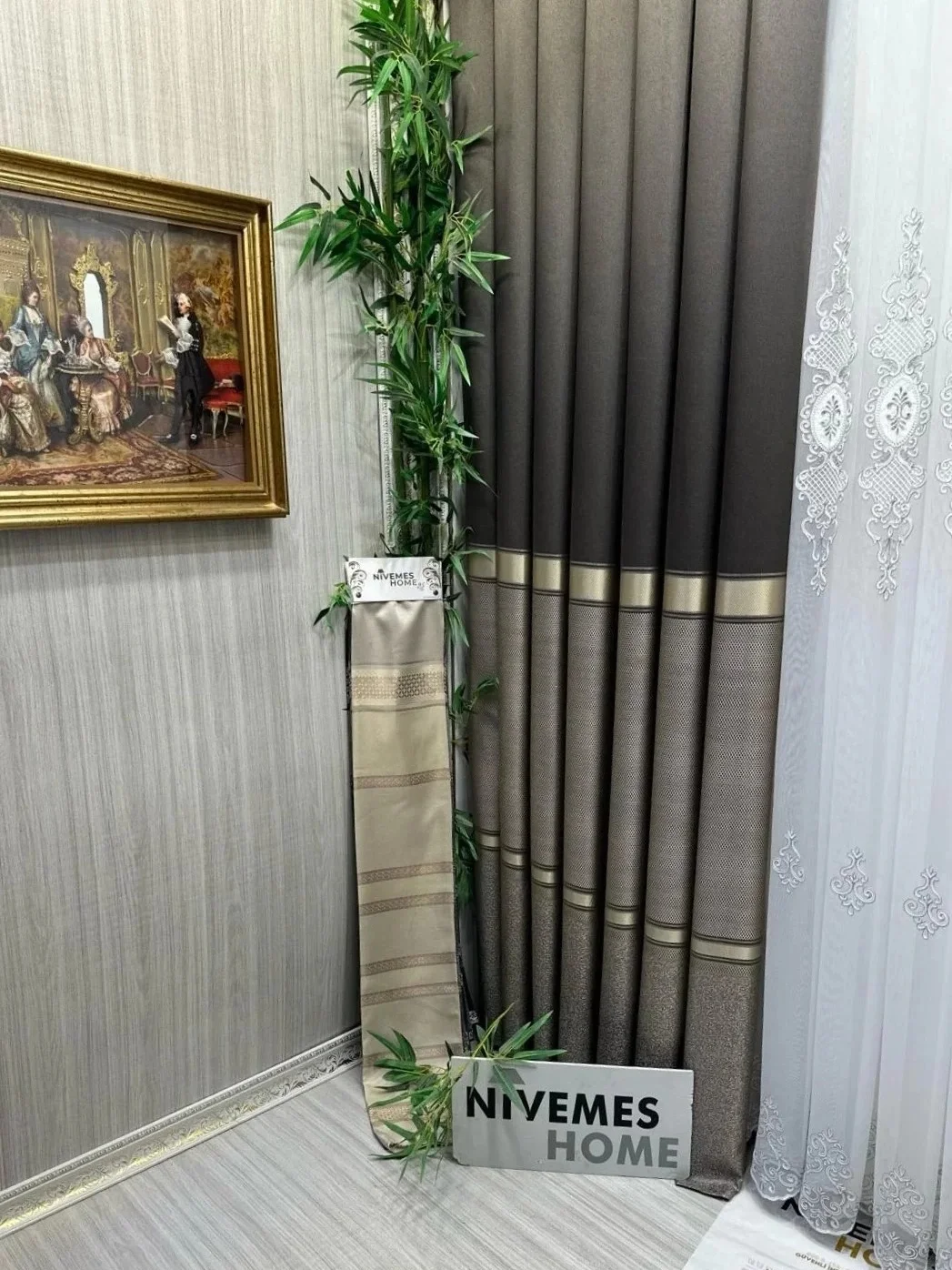 NIVEMESHOME ДЕНИЗ FT614177 V-5302 ТОПРАК 1/3 ЩЕЛК ПИЛЕЛЬНАЯ ЗАНАВЕС APM