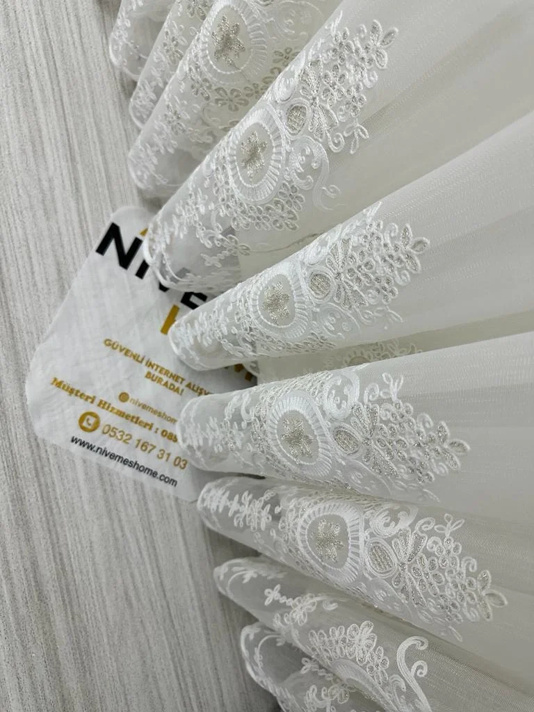 NİVEMESHOME DEREN 2846 1/3 SIK PİLELİ TÜL PERDE APM