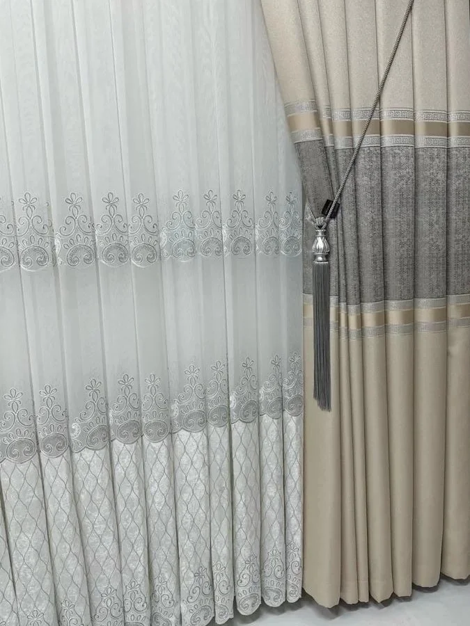 NİVEMESHOME ДЕСТИНА 1/3 ПЛОТНАЯ СКЛАДЧАТАЯ ЗАНАВЕСКА APM