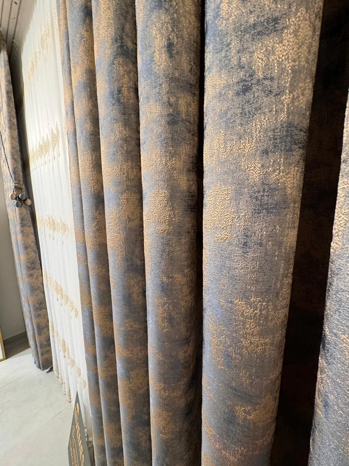 NİVEMESHOME ISTANBUL V-5502 1/3 HEAVY TULLE CURTAIN AP
