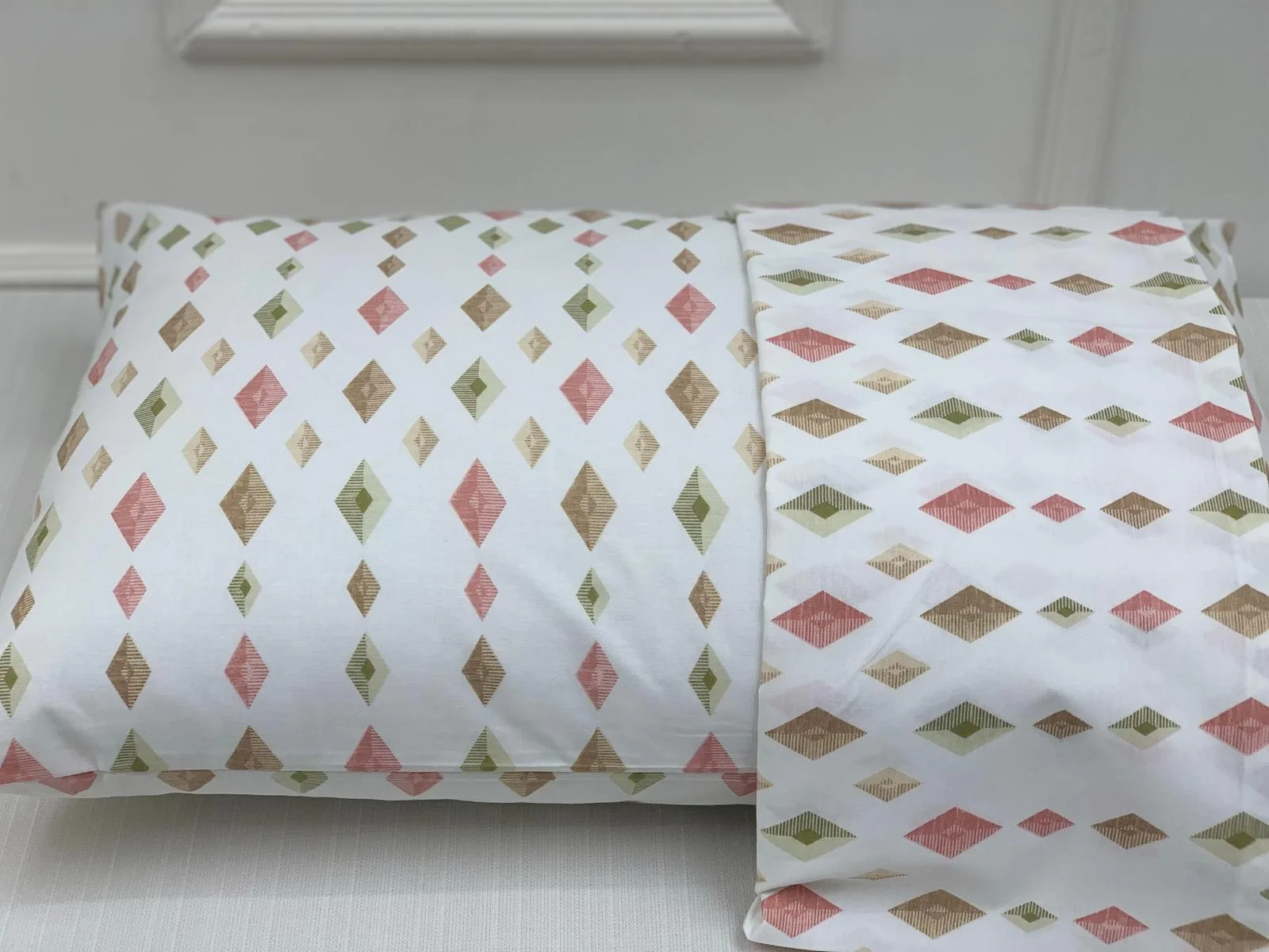 NIVEMESHOME RECTANGULAR PATTERNED 2 PIECE PILLOW COVER WITH FLAP 50X70