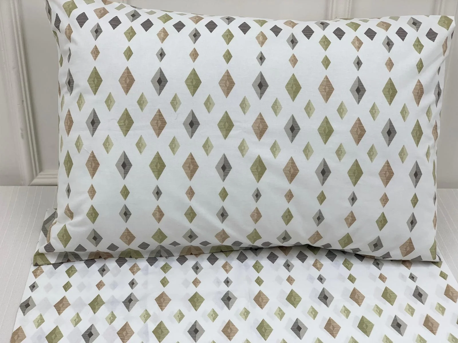 NİVEMESHOME RECTANGULAR PATTERNED 2 PIECE PILLOW COVER WITH FLAP 50X70