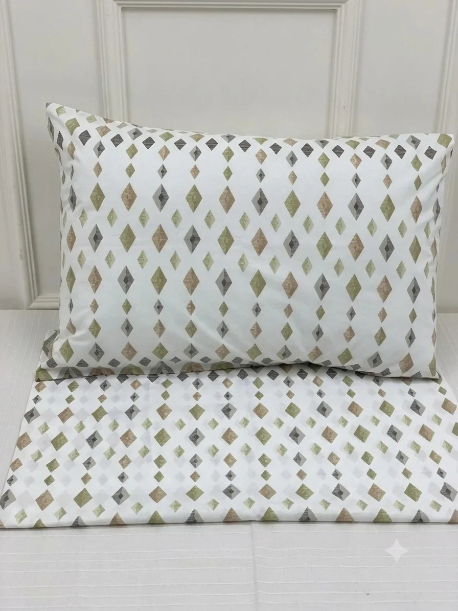 NIVEMESHOME FUNDA DE COJÍN CUADRADO CON ESTAMPADO MODELO 2 PIEZAS 50X70