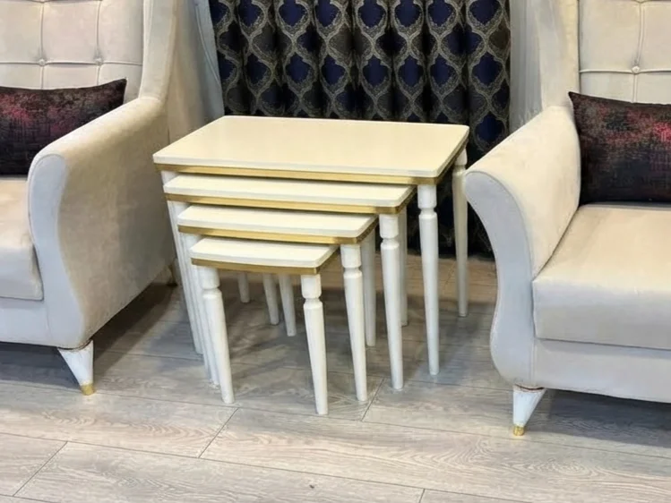 NİVEMESHOME DURU KREM-GOLD 4 LÜ LÜX ZİGON