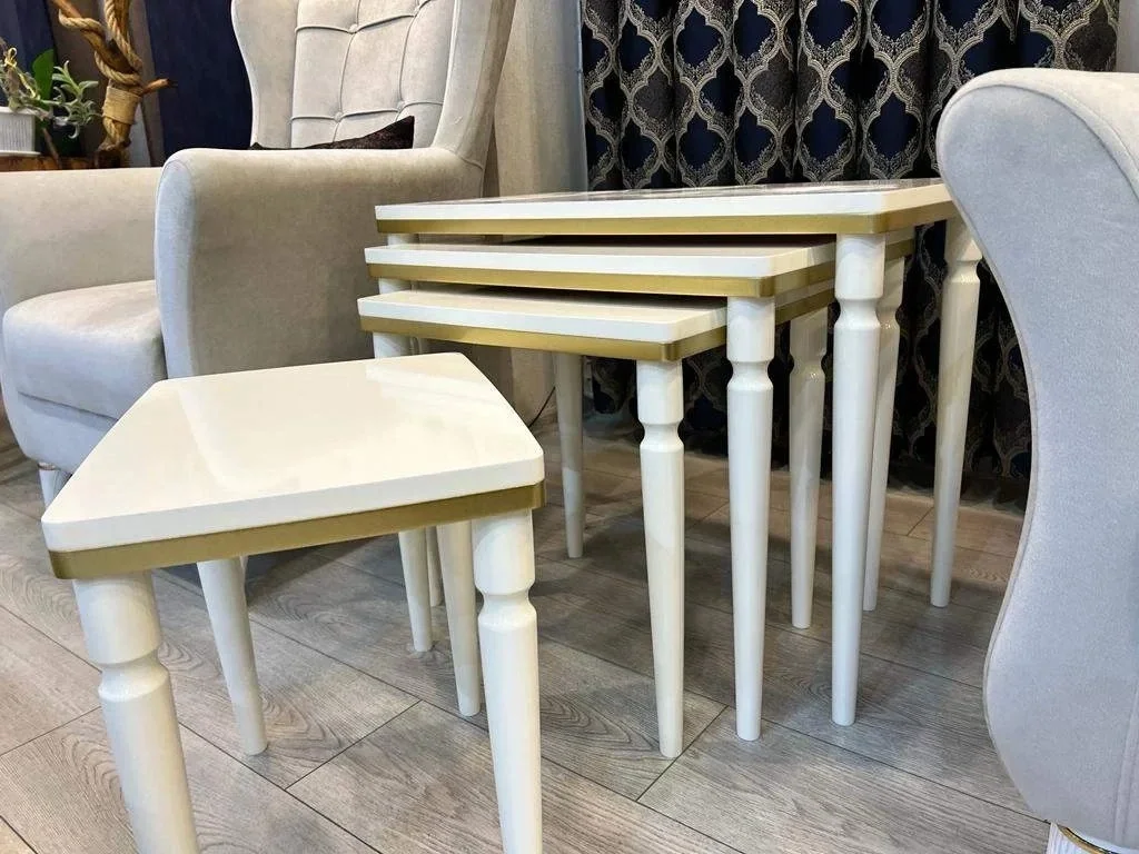 NİVEMESHOME DURU KREM-GOLD 4 LÜ LÜX ZİGON