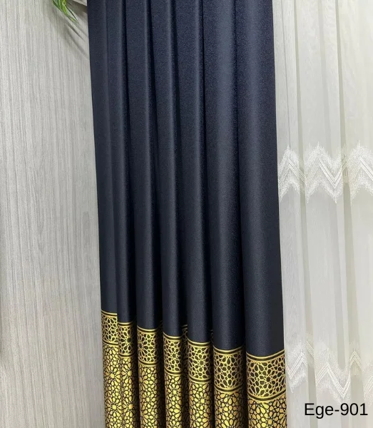 NİVEMESHOME EGE NEGRO- ORO FIR1240 V-901 1/3 TAPIZADO CORTINA ENROLLABLE APM