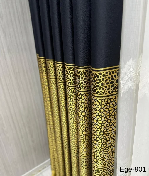 NİVEMESHOME EGE NEGRO- ORO FIR1240 V-901 1/3 TAPIZADO CORTINA ENROLLABLE APM