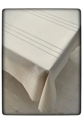 NİVEMESHOME EKRU 160*220 COLBER مفرش طاولة