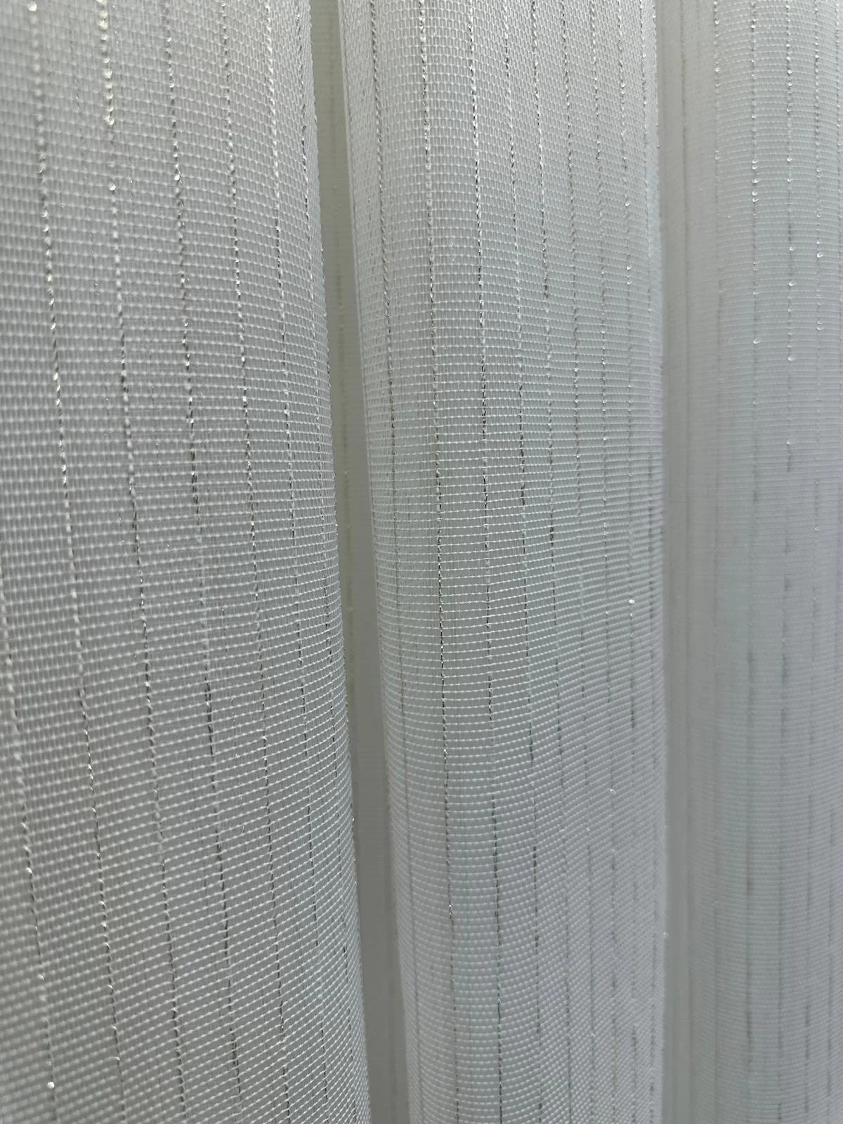 NİVEMESHOME ELEGANS GOLD ÇİZGİLİ 1/3 SIK PİLELİ TÜL PERDE APM