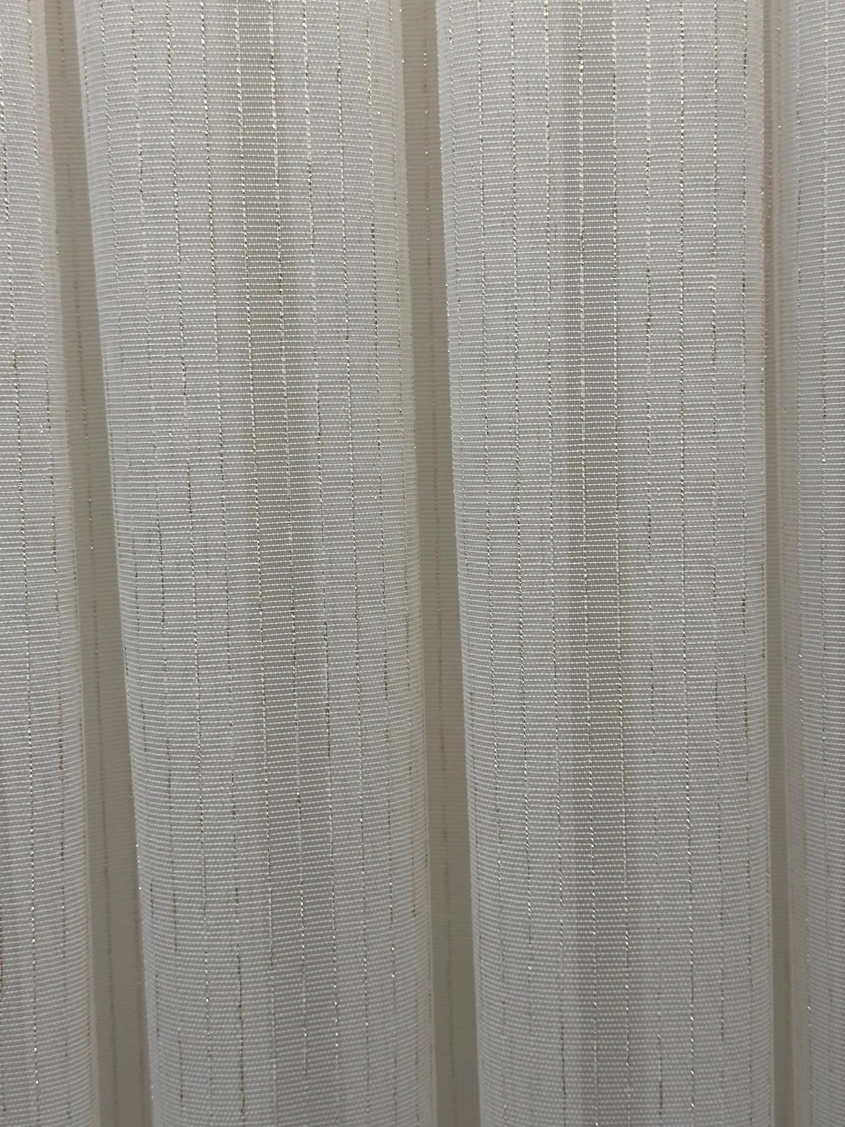 NİVEMESHOME ELEGANS GOLD ÇİZGİLİ 1/3 SIK PİLELİ TÜL PERDE APM