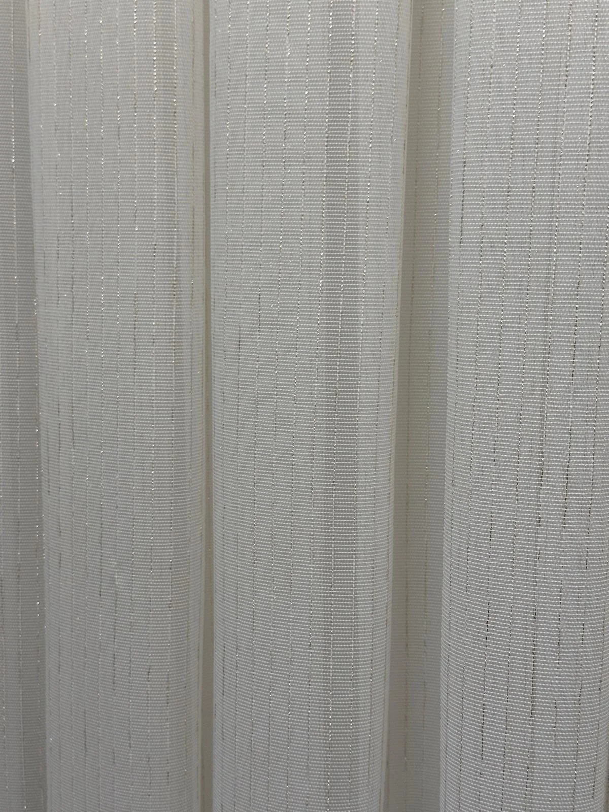 NİVEMESHOME ELEGANS GOLD ÇİZGİLİ 1/3 SIK PİLELİ TÜL PERDE APM