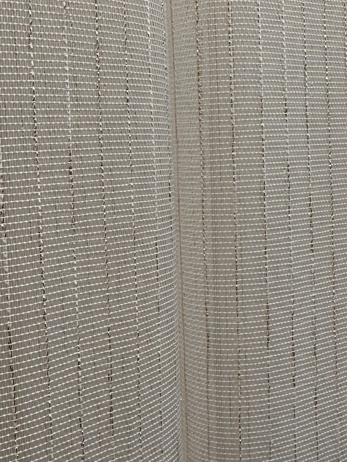 NİVEMESHOME ELEGANS GOLD ÇİZGİLİ 1/3 SIK PİLELİ TÜL PERDE APM