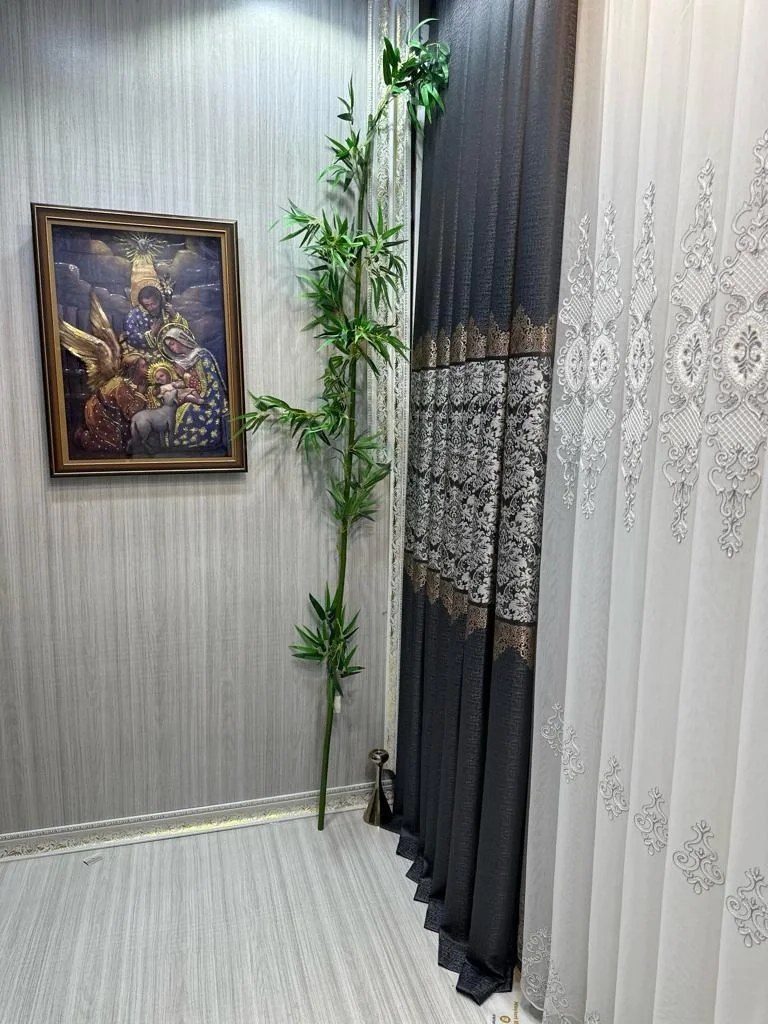 NİVEMESHOME FJ631749 V-2540 ARORA ANTRASİT 1/3 SIK PİLELİ FON PERDE APM