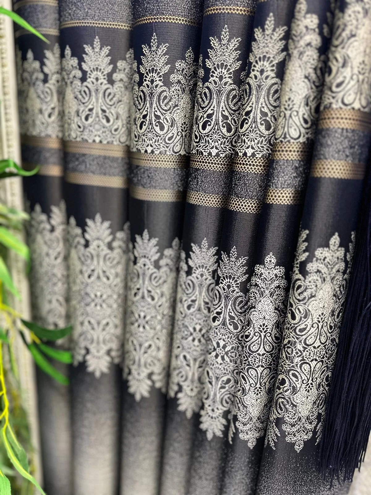 NİVEMESHOME FT632255 V-530 ANTAKYA NAVY BLUE 1/3 DENSE PLEATED SHEER CURTAIN APM