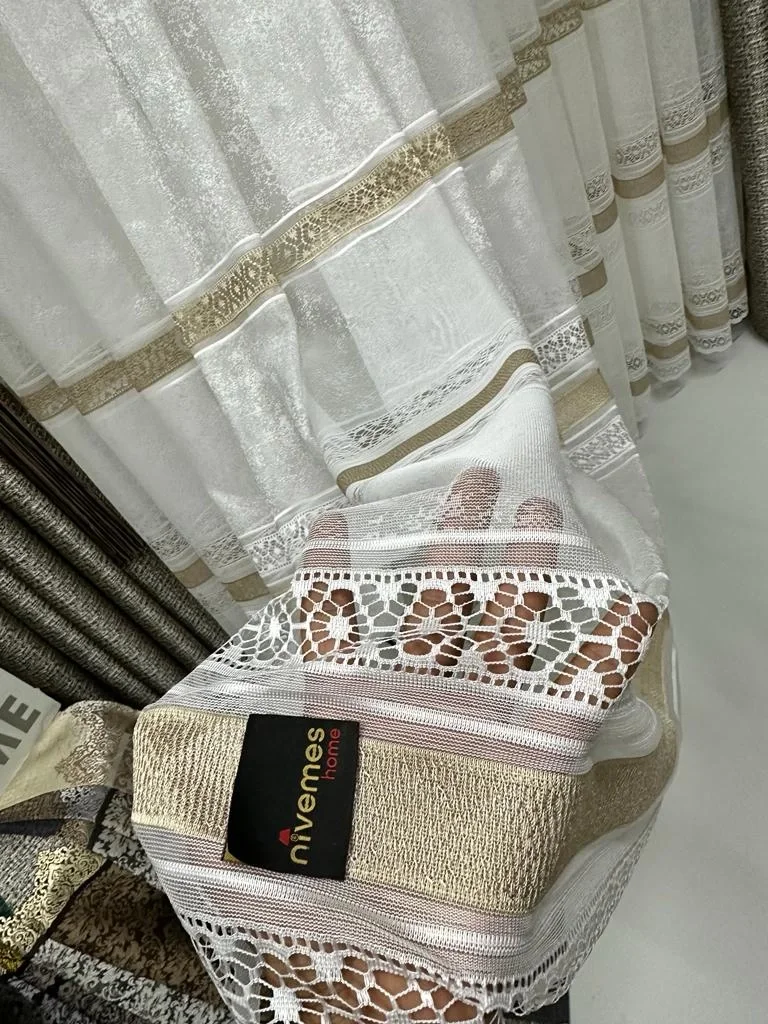 NİVEMESHOME GARDENYA 1/3 GUSTO PILONNAZY TÜL PERDE APM