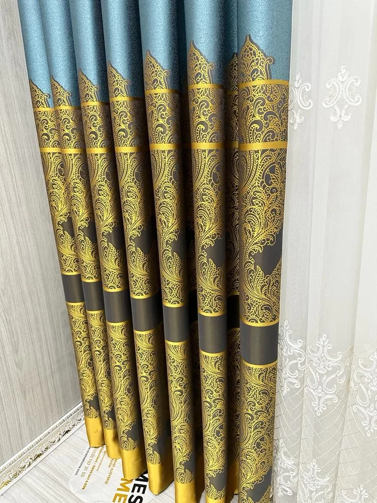 NİVEMESHOME GÖNEN TURKUAZ-GOLD 671539 1/3 ЩЕЛКУЮТ ПОЛУБРУМ АПМ