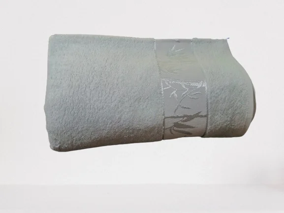 NIVEMESHOME GRAY BAMBOO BATH TOWEL NURPAK