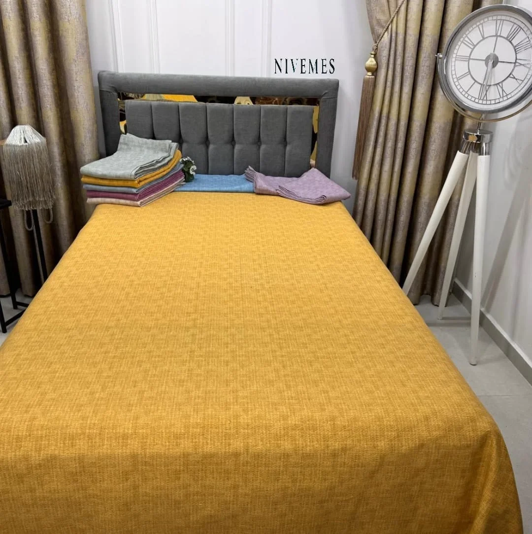 NİVEMESHOME MUSTARD 200X230 SINGLE QUILT COVER DOUBLE PERSON
