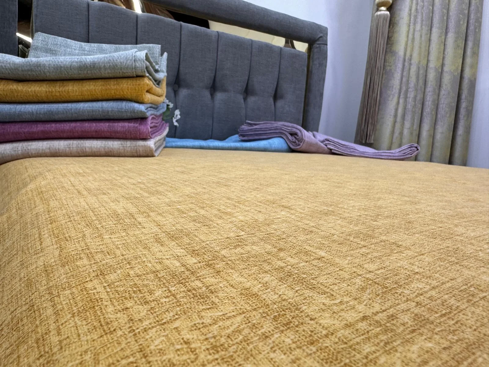 NİVEMESHOME MUSTARD 200X230 SINGLE QUILT COVER DOUBLE PERSON