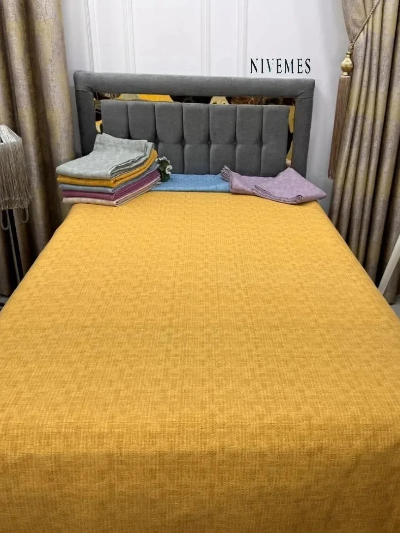 NİVEMESHOME MUSTARD 200X230 SINGLE QUILT COVER DOUBLE PERSON