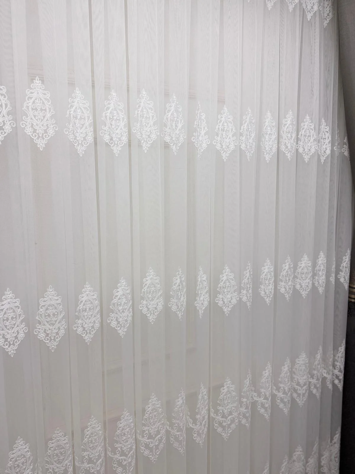 NİVEMESHOME HARE 1/3 PİLELİ TÜL PERDE APM