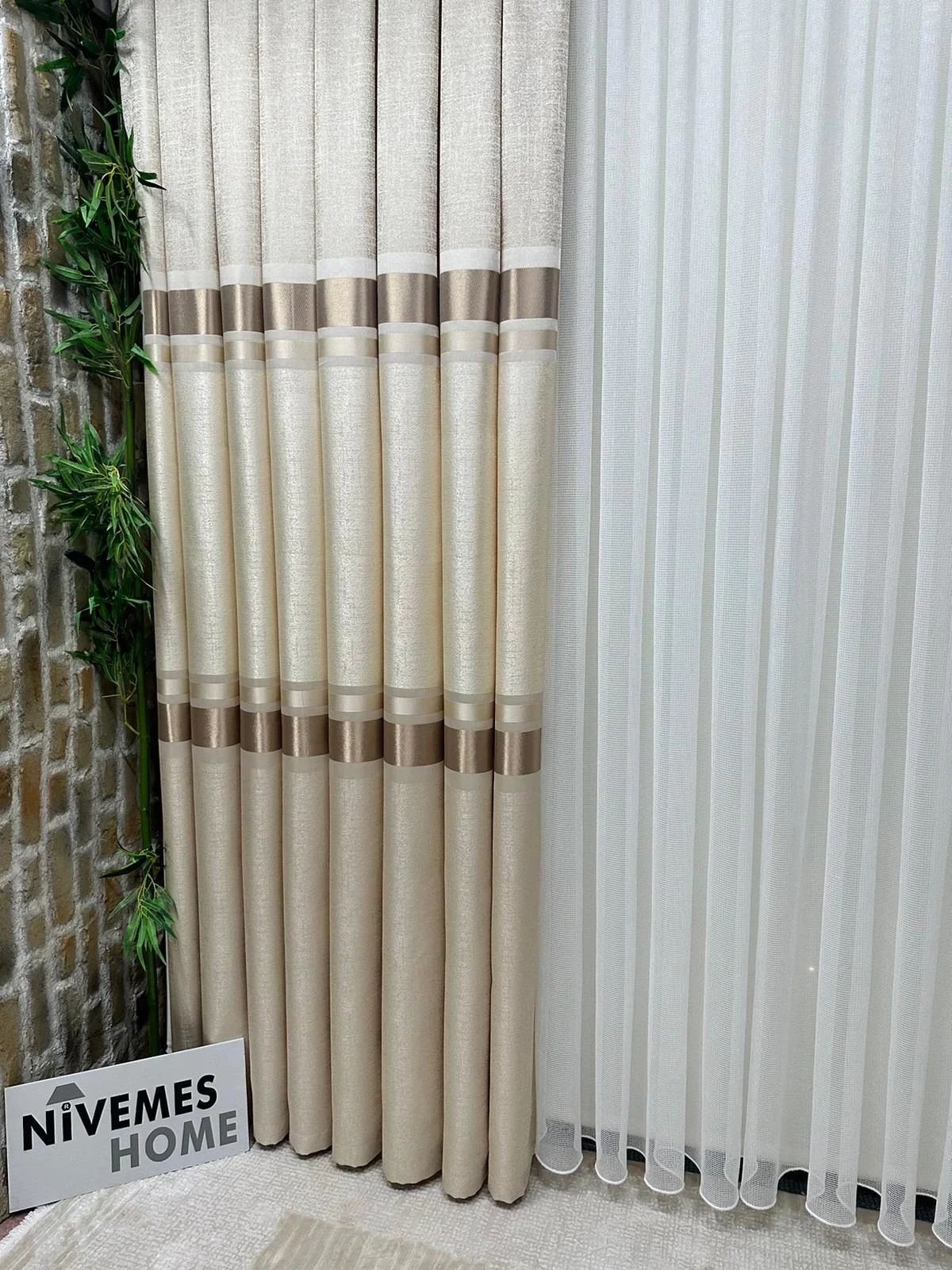 NİVEMESHOME HAYAL LİFE SİMENA V-115 1/3 ПЛОТНЫЕ ШТОРЫ ФОНОВАЯ МАШИНА