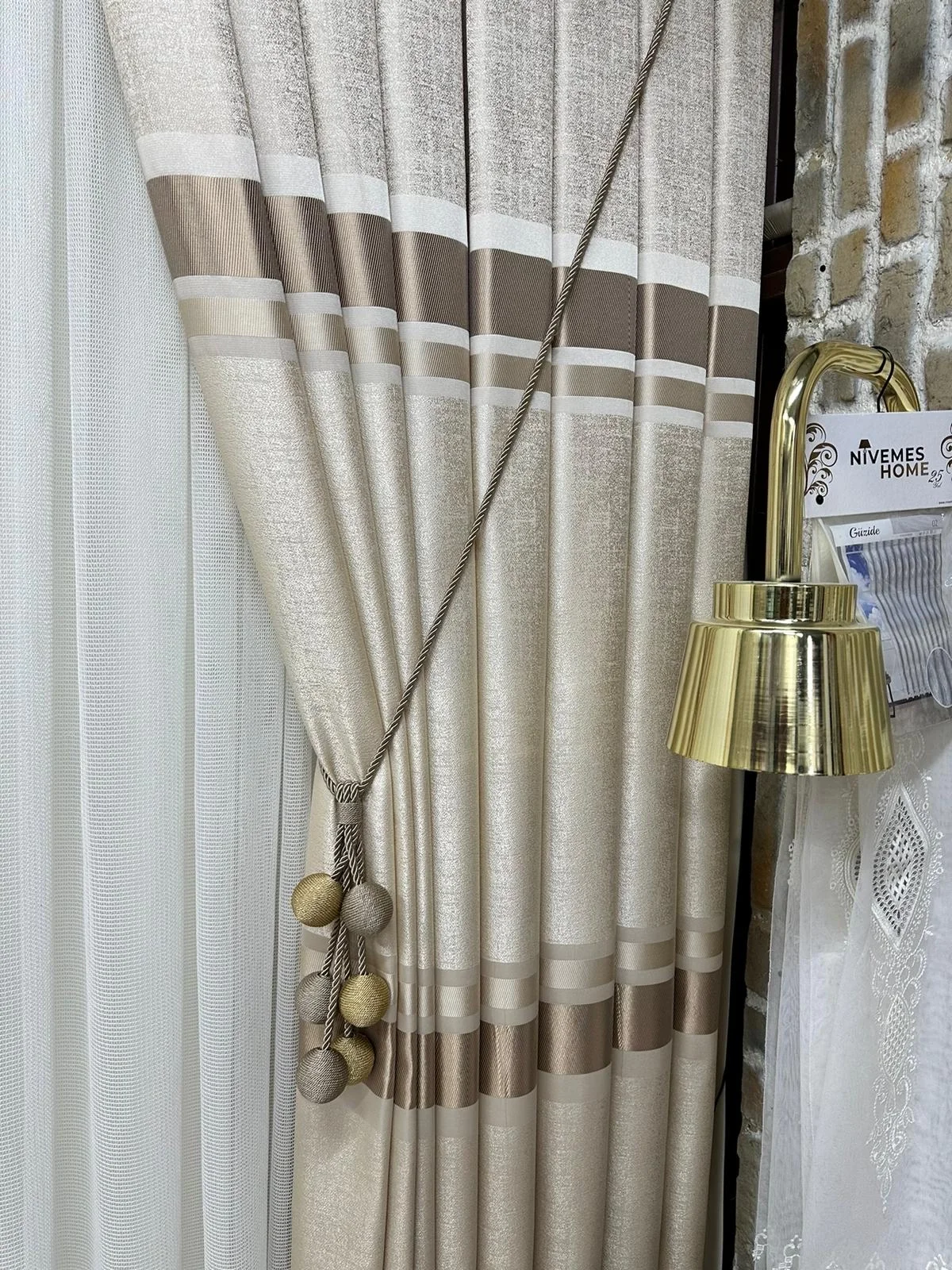 NİVEMESHOME HAYAL LİFE SİMENA V-115 1/3 ПЛОТНЫЕ ШТОРЫ ФОНОВАЯ МАШИНА