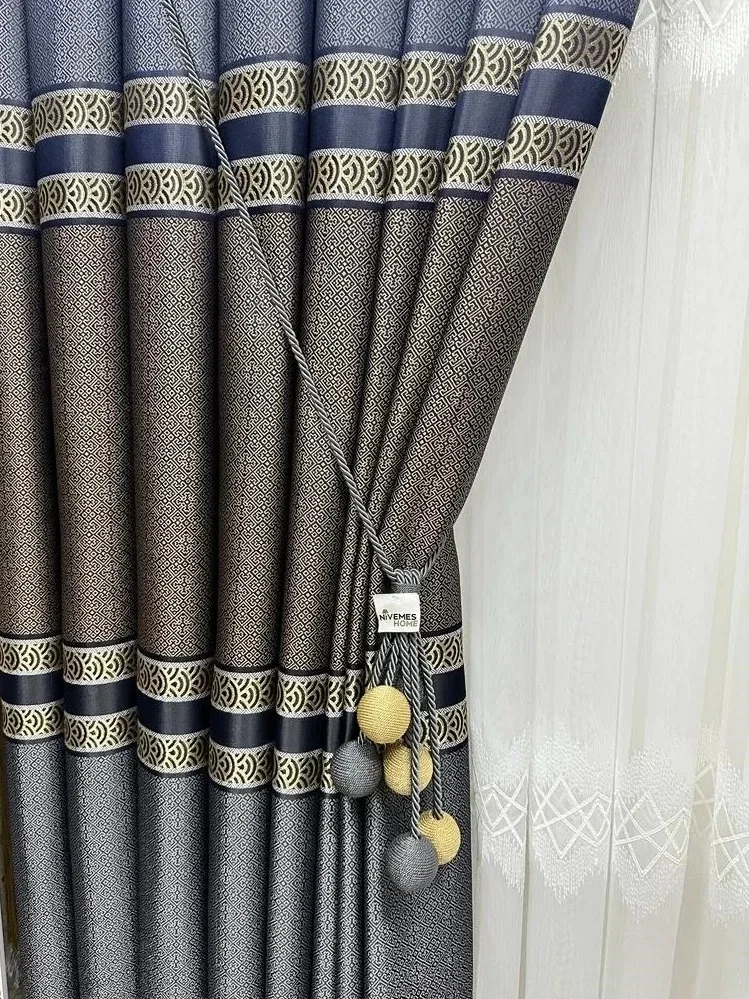 NİVEMESHOME HAYALLİFE PETRA V-2531 1/3 SIK PİLELİ FON PERDE
