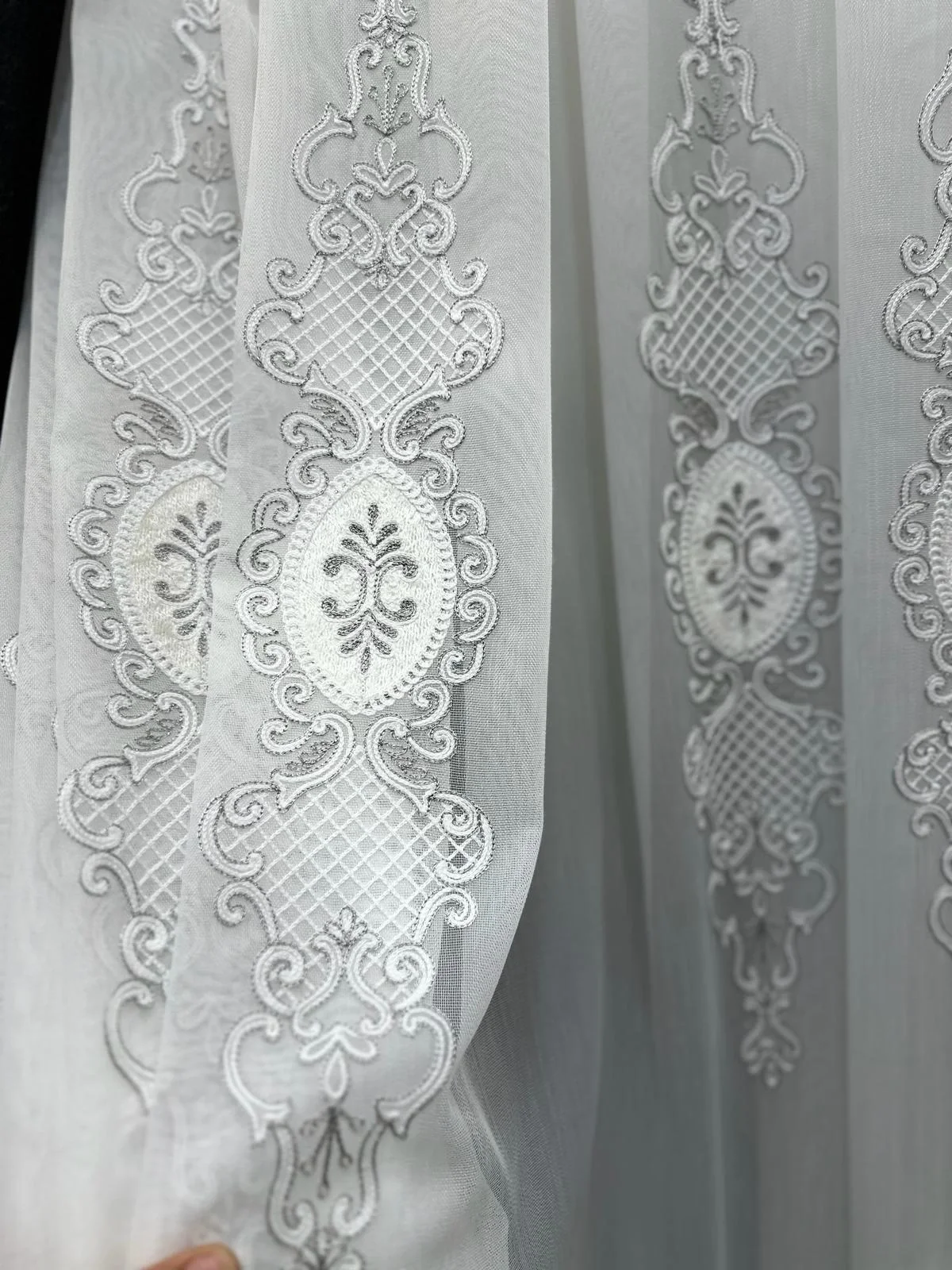 NİVEMESHOME CRESCENT 1/3 DENSELY PLEATED TULLE CURTAIN APM