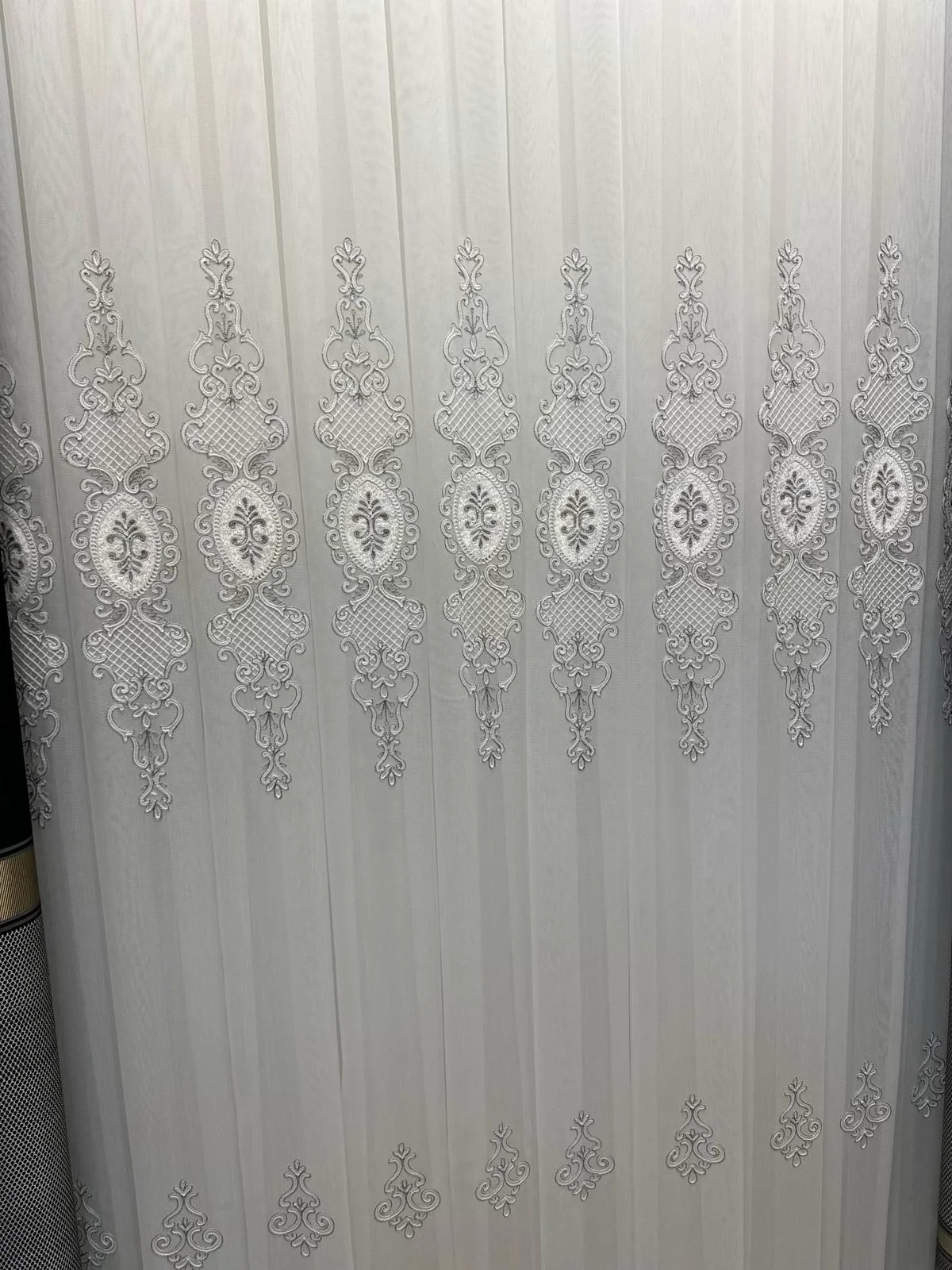 NİVEMESHOME CRESCENT 1/3 DENSELY PLEATED TULLE CURTAIN APM