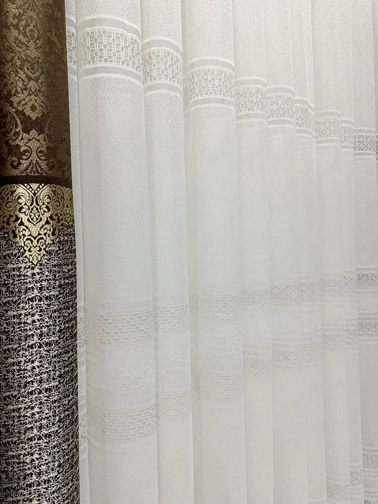 NİVEMESHOME JEWEL 1/3 ТКАНЬ ТЮЛИ ТЮЛИСТОГО УЗОРА APM