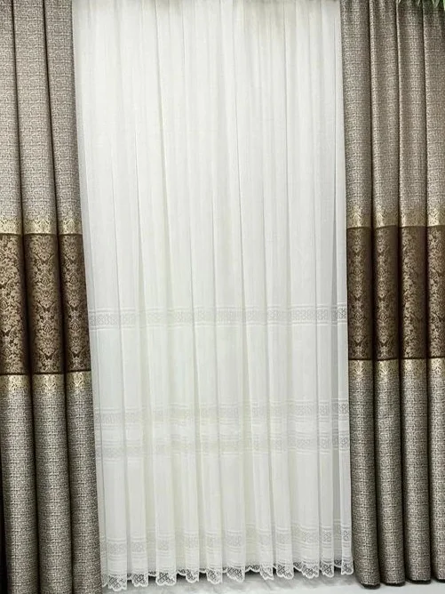 NİVEMESHOME JEWEL 1/3 ТКАНЬ ТЮЛИ ТЮЛИСТОГО УЗОРА APM