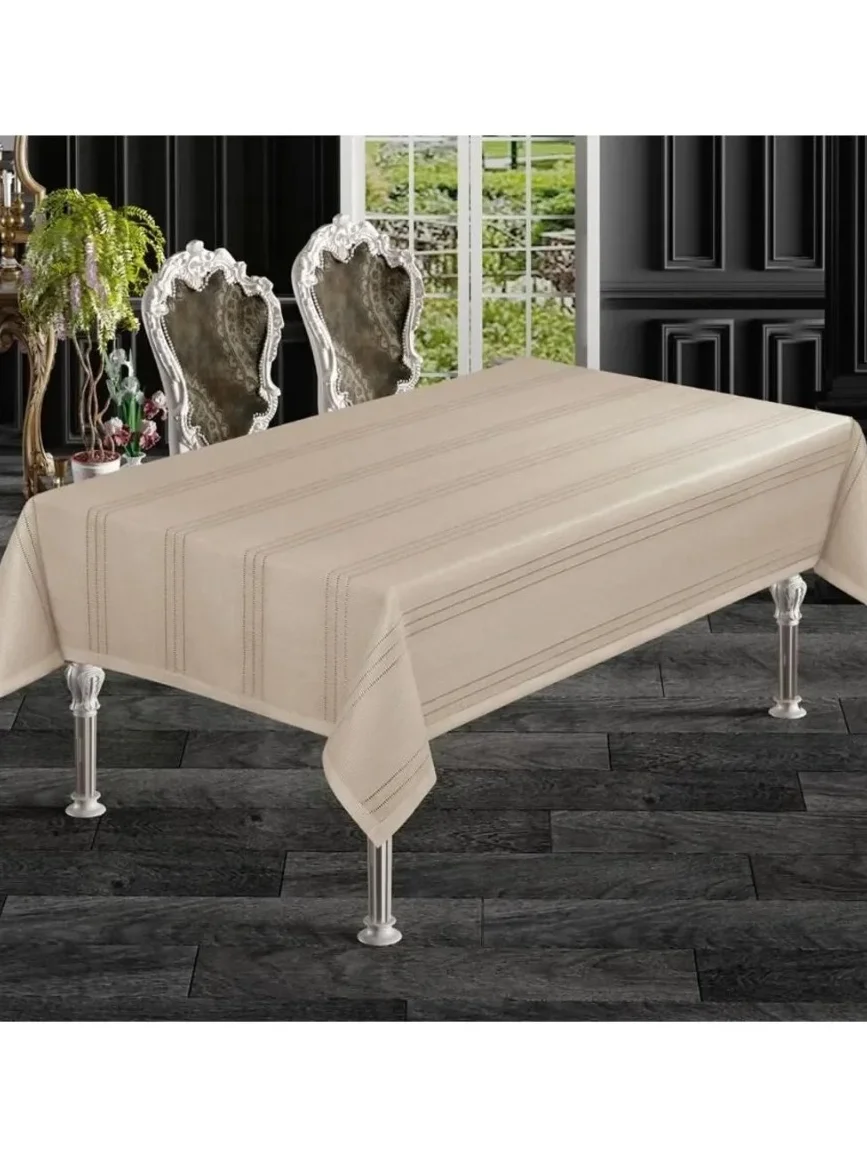 NIVEMESHOME КОВРИК ДЛЯ СТОЛА COLBER 160*220 КОФЕ