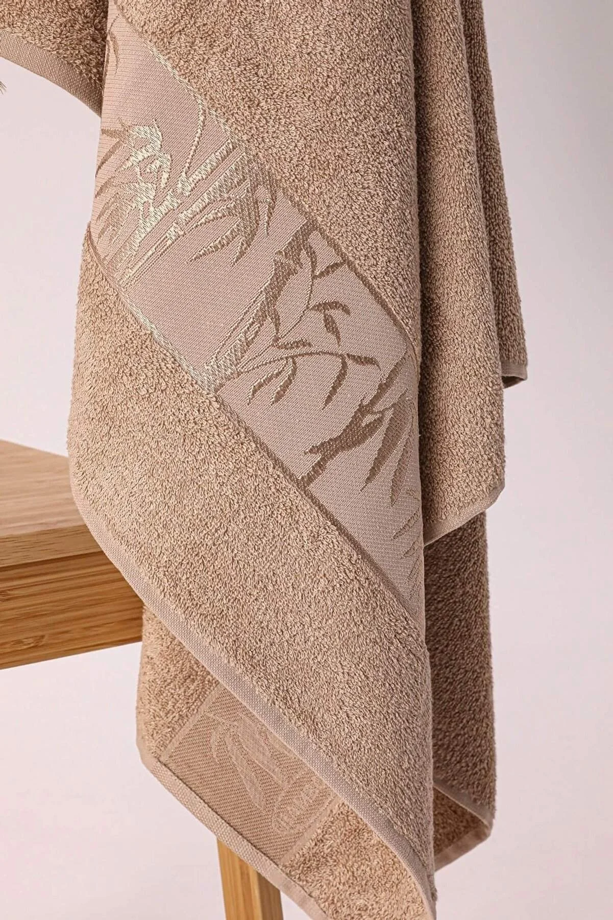 NİVEMESHOME COFFEE BAMBOO BATH TOWEL NURPAK