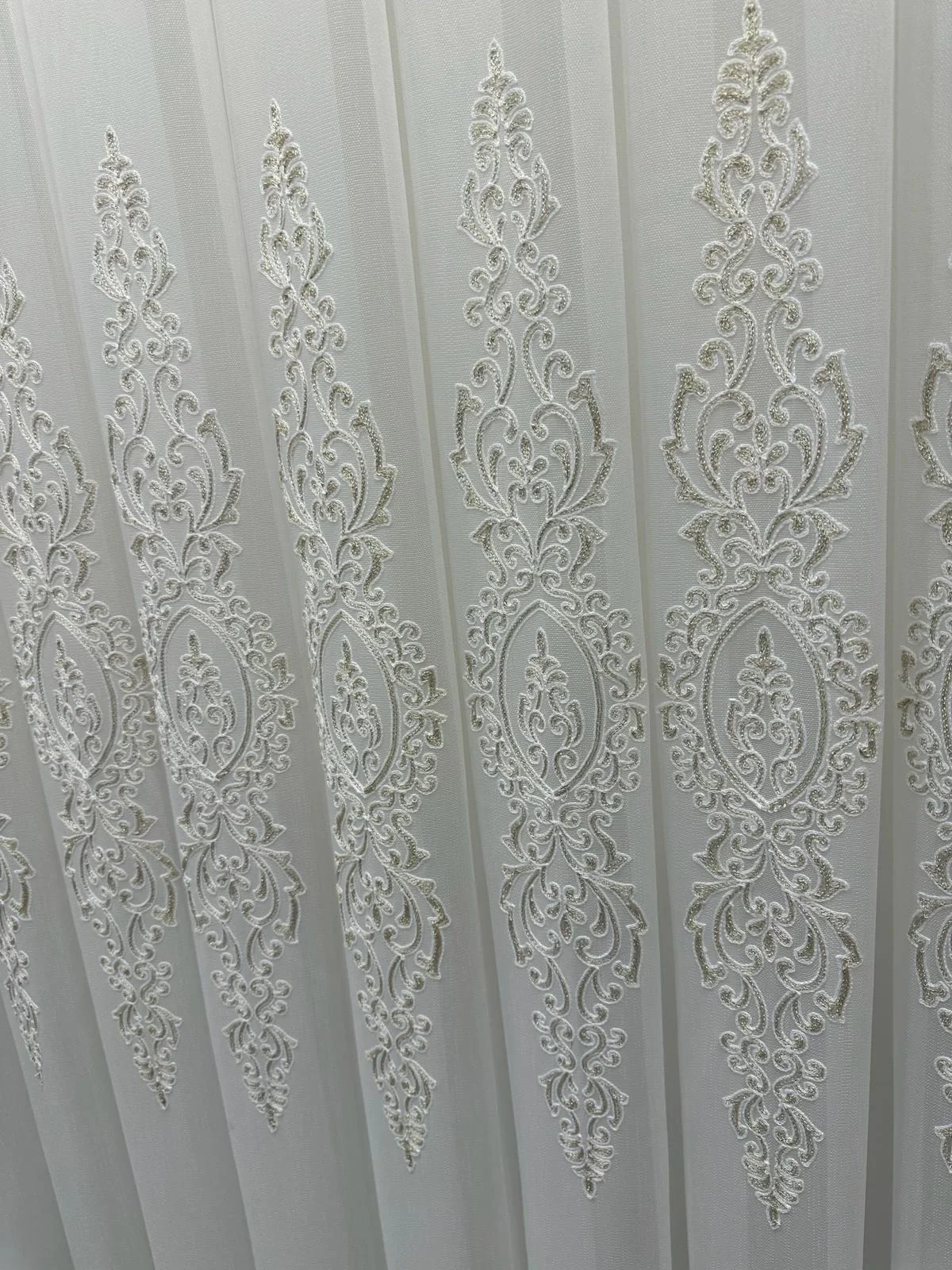 NİVEMESHOME KAREL GOLD DETAYLI 4529 1/3 SIK PİLELİ TÜL PERDE APM