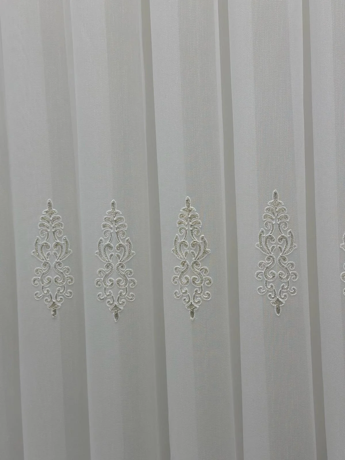 NİVEMESHOME KAREL GOLD DETAYLI 4529 1/3 SIK PİLELİ TÜL PERDE APM