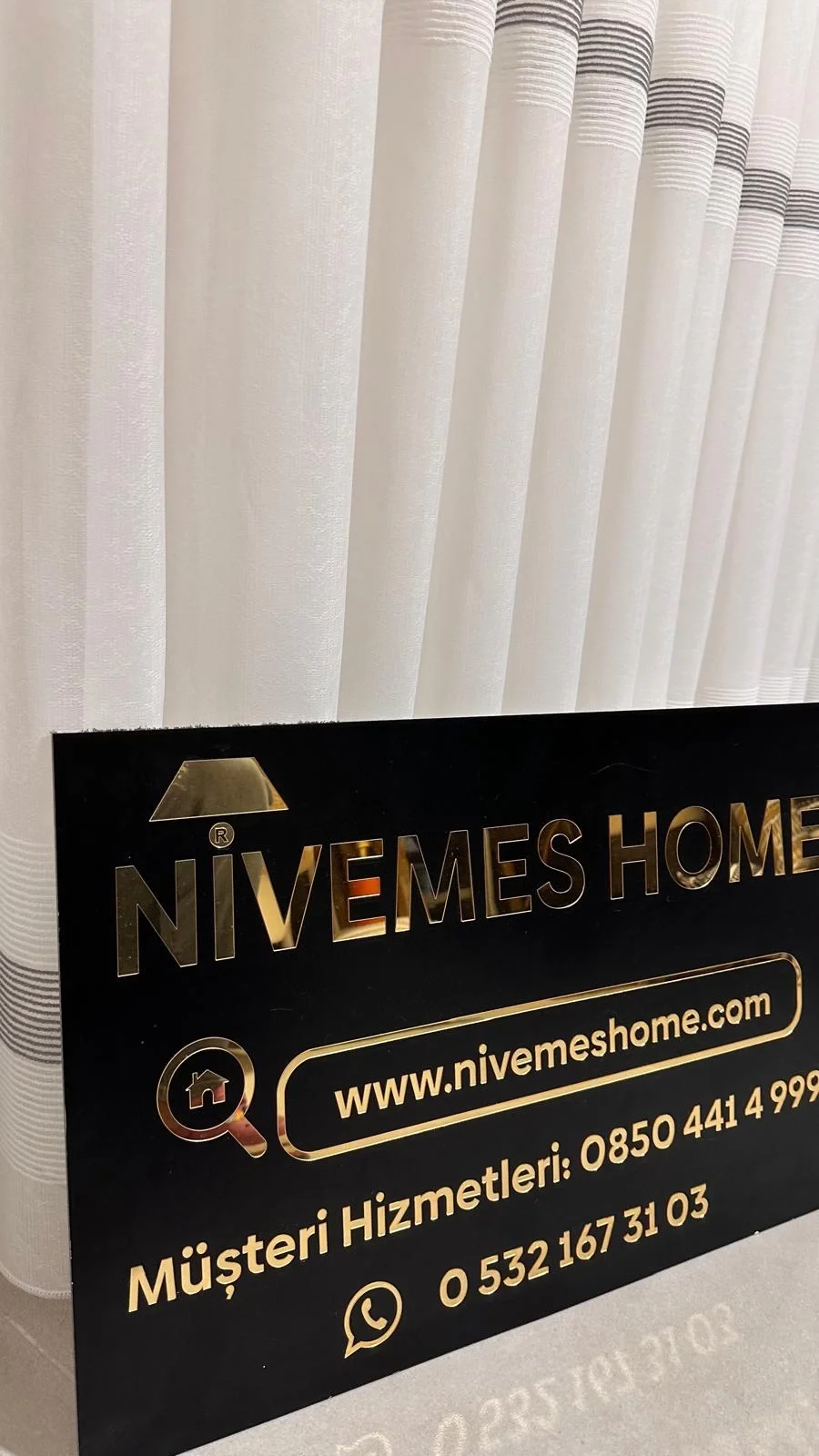NIVEMESHOME ЛЁНО МАЯК W011905.804 1/2,5 ПЛОТНО ПЛЕТЕНЫЕ ТЮЛЕВЫЕ ЗАНАВЕСИ APM