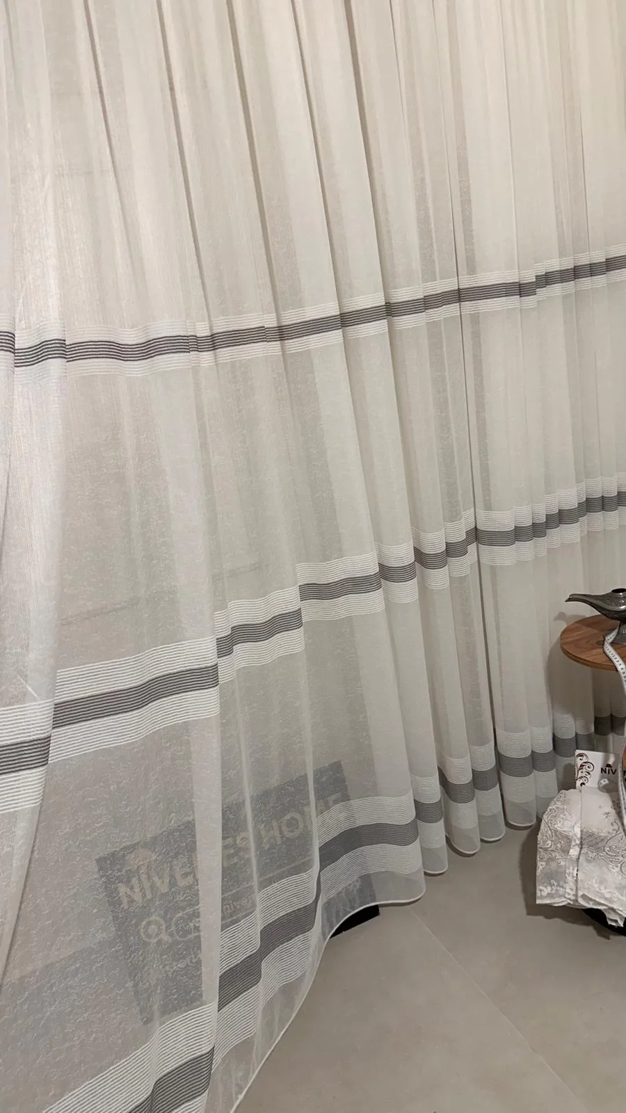 NIVEMESHOME ЛЁНО МАЯК W011905.804 1/2,5 ПЛОТНО ПЛЕТЕНЫЕ ТЮЛЕВЫЕ ЗАНАВЕСИ APM