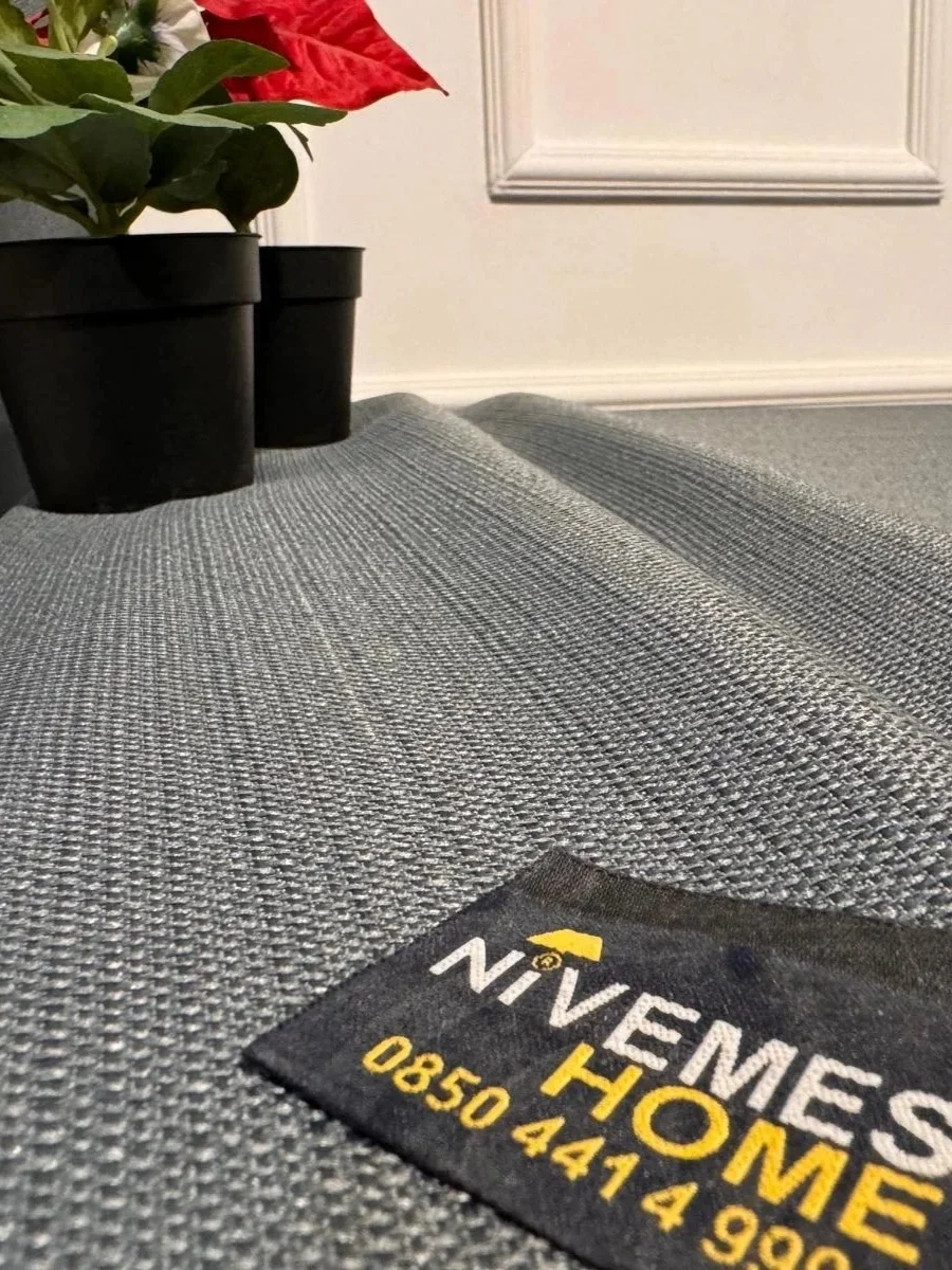 NİVEMESHOME ЛЬЯНАЯ ТРЕНДОВАЯ СКАТЕРТЬ ДЛЯ СТОЛА СЕРАЯ APM