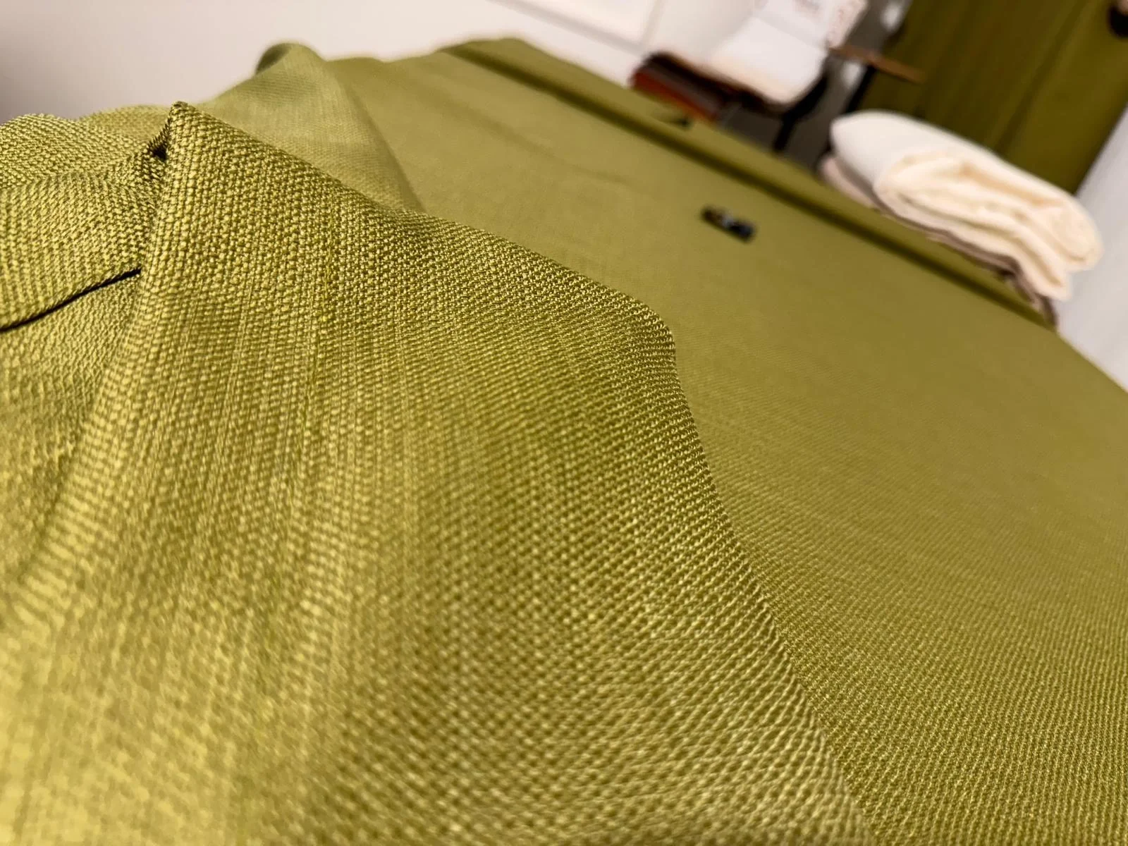 NIVEMESHOME TOVAGLIA PER TAVOLO IN LINO VERDE APM
