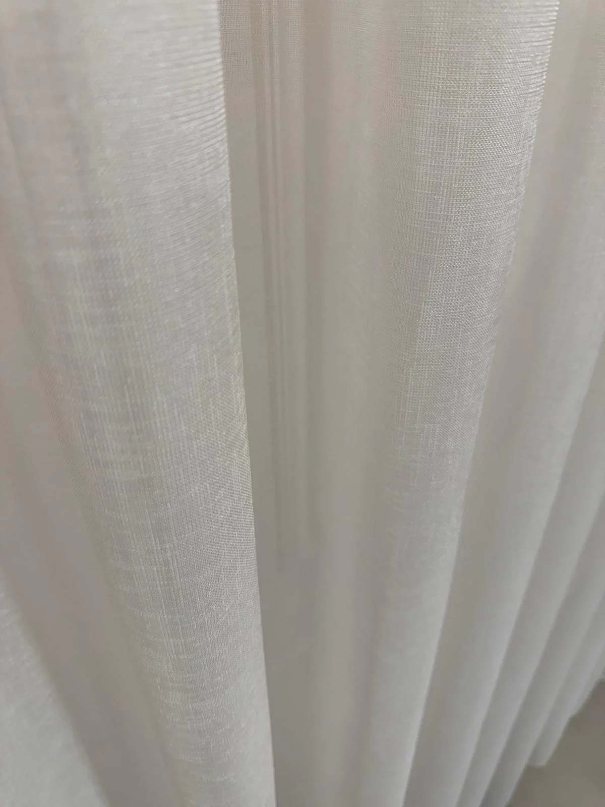 TENDA IN LINO NATURALE NIVEMESHOME DESIGN DESERTO 1/2,5 TENDA IN TULLE A PLETRO