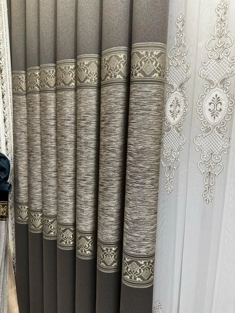 NİVEMESHOME ЛИКЬЯ FT632120 V-2503 АНТРАЦИТ 1/3 ПЛОТНОЕ ШЕЛКОВИСТОЕ ЗАТЕМНИТЕЛЕ РИДПЕР АПМ