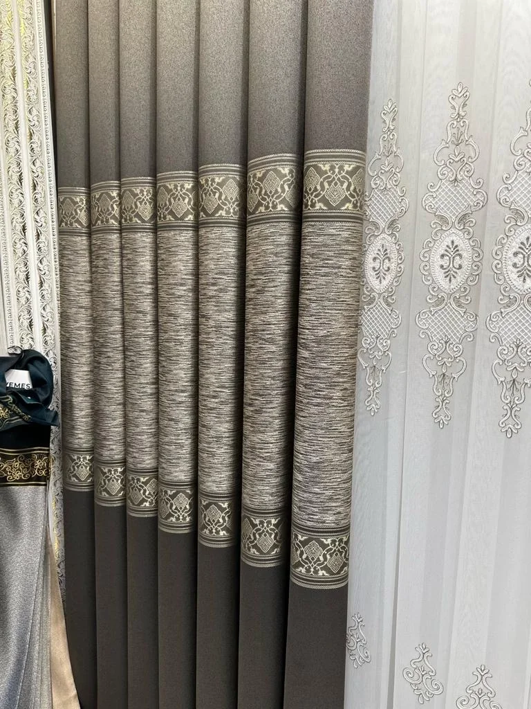 NİVEMESHOME ЛИКЬЯ FT632120 V-2503 АНТРАЦИТ 1/3 ПЛОТНОЕ ШЕЛКОВИСТОЕ ЗАТЕМНИТЕЛЕ РИДПЕР АПМ