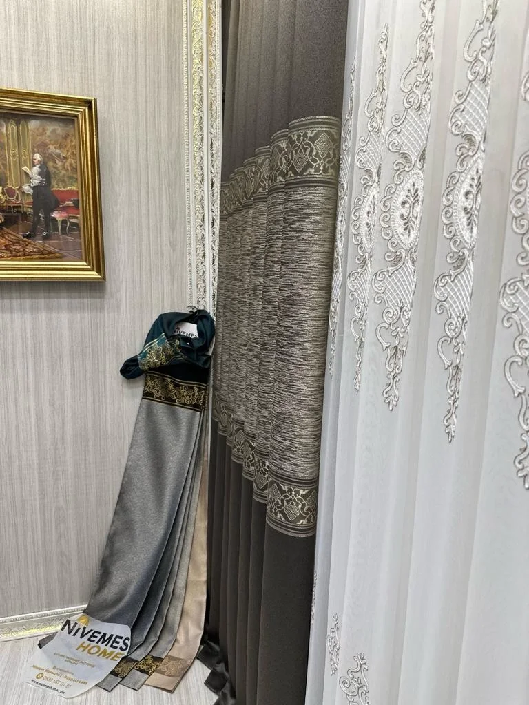 NİVEMESHOME ЛИКЬЯ FT632120 V-2503 АНТРАЦИТ 1/3 ПЛОТНОЕ ШЕЛКОВИСТОЕ ЗАТЕМНИТЕЛЕ РИДПЕР АПМ
